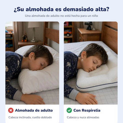 Almohada de adulto frente a almohada Respirelia