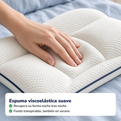 Espuma viscoelástica y funda transpirable